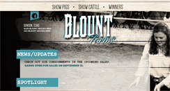 Desktop Screenshot of blountfarms.com